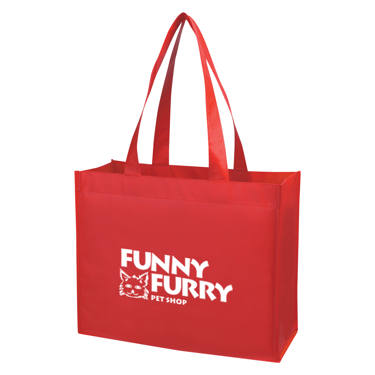Matte Laminated Non-Woven Shopper Tote Bag