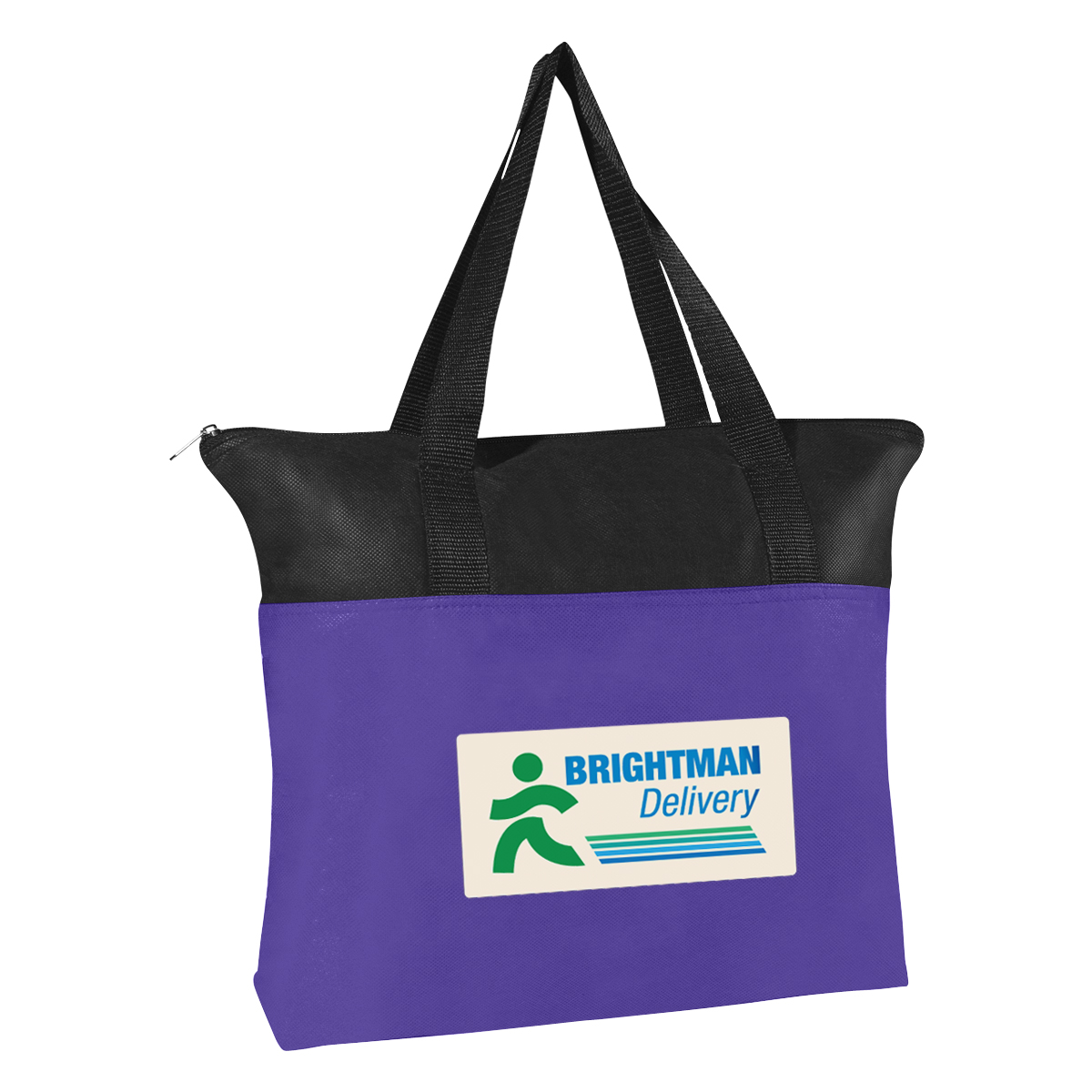 Non-Woven Zippered Tote Bag