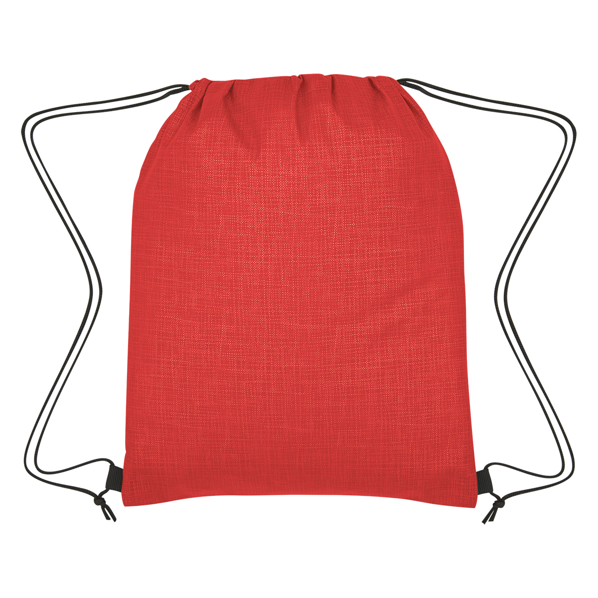 Crosshatch Non-Woven Drawstring Bag-HIT