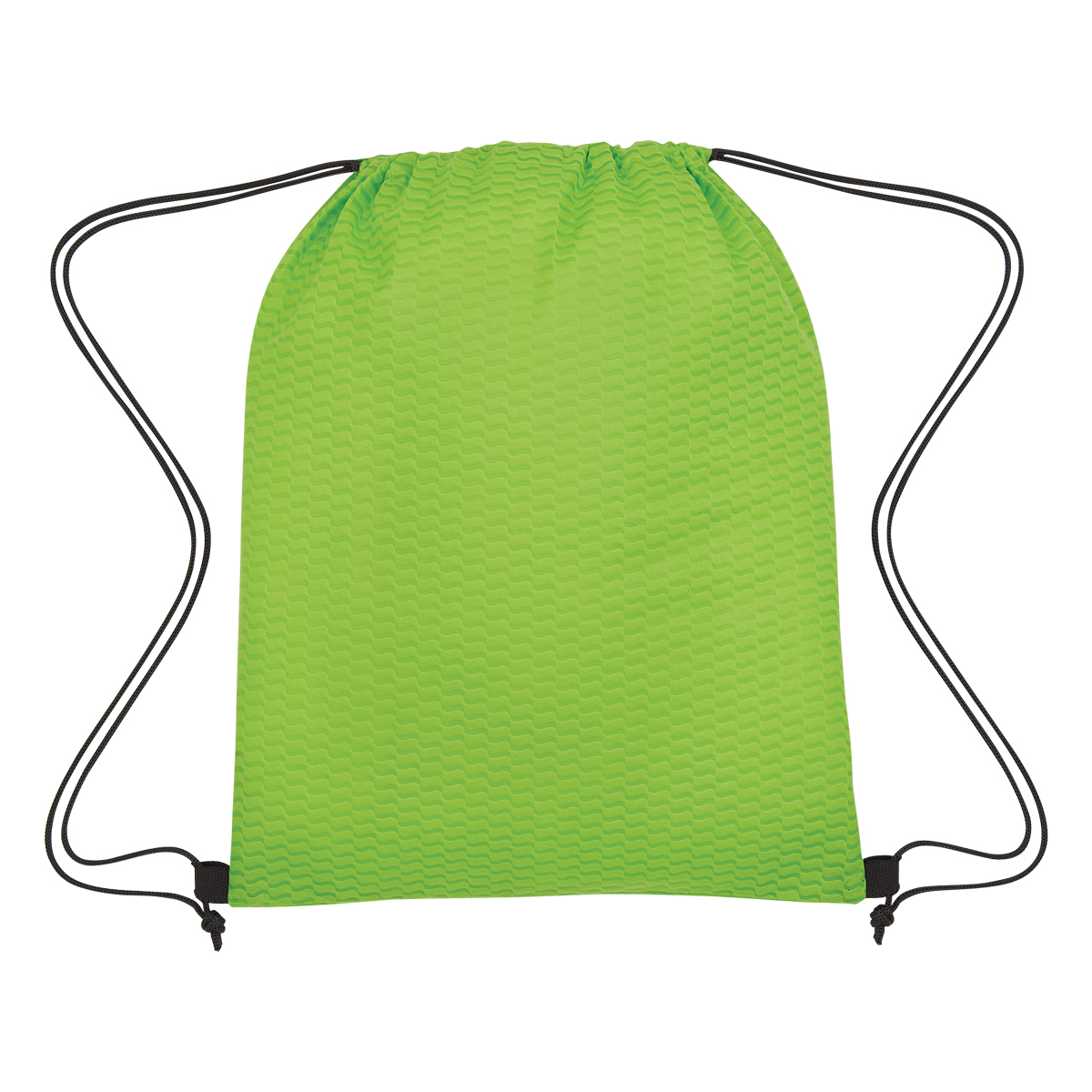Wave Design Non-Woven Drawstring Bag