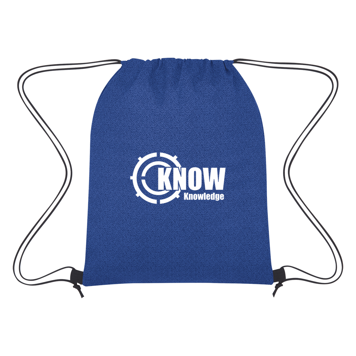 Heathered Non-Woven Drawstring Backpack-HIT