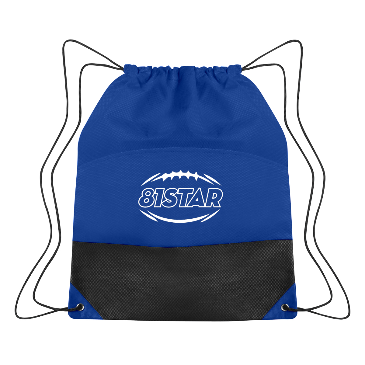 Non-Woven Two-Tone Drawstring Sports Pack-HIT
