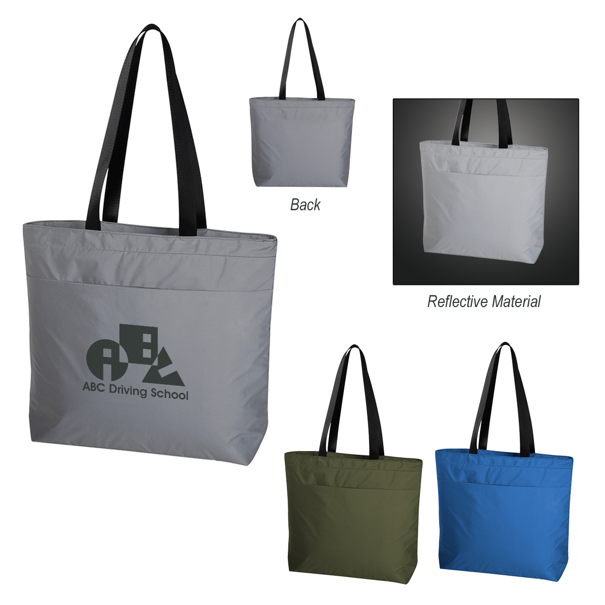 Solstice Reflective Cooler Tote Bag