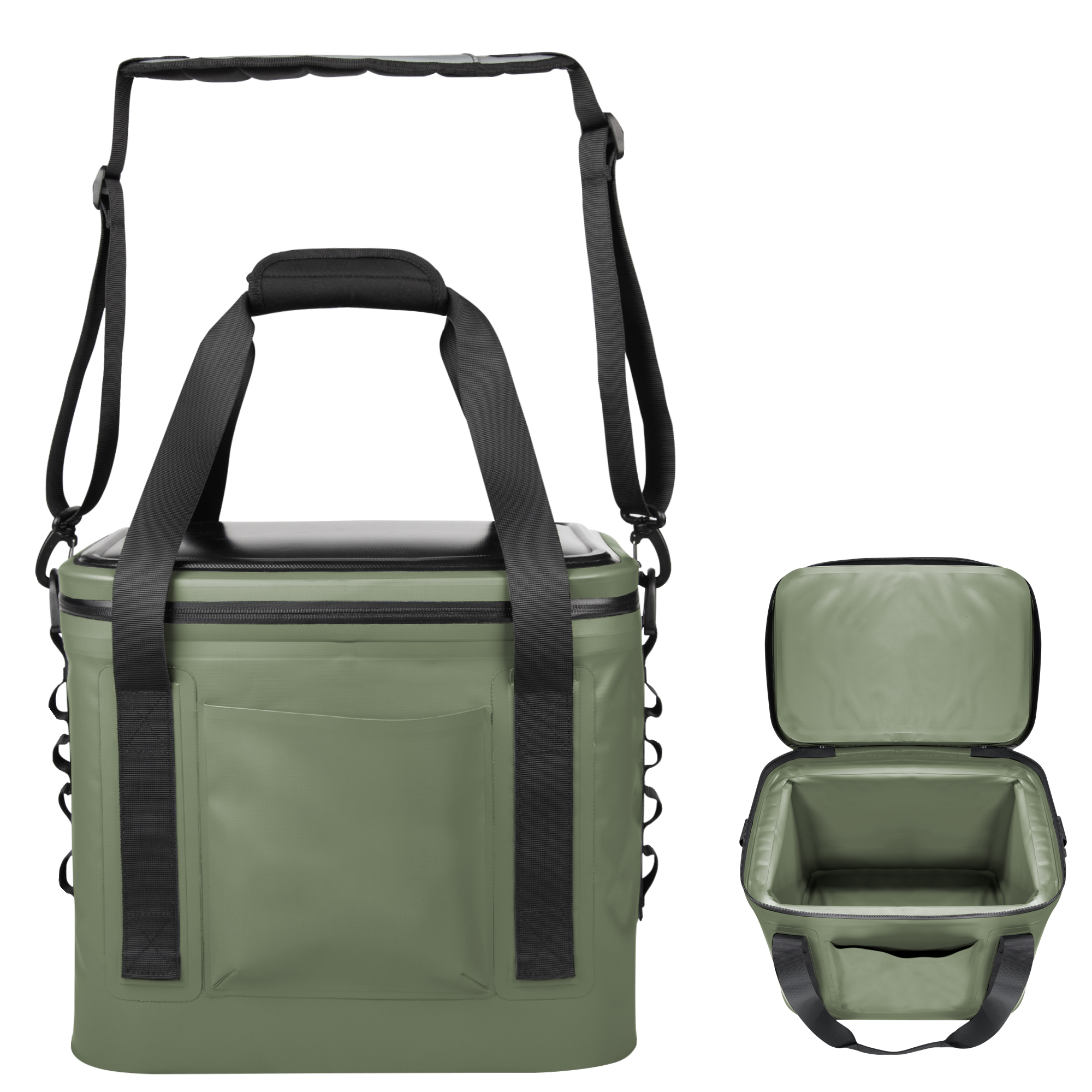 Intrepid Water Resistant 18-Can Cooler Bag - LIGHT GREEN