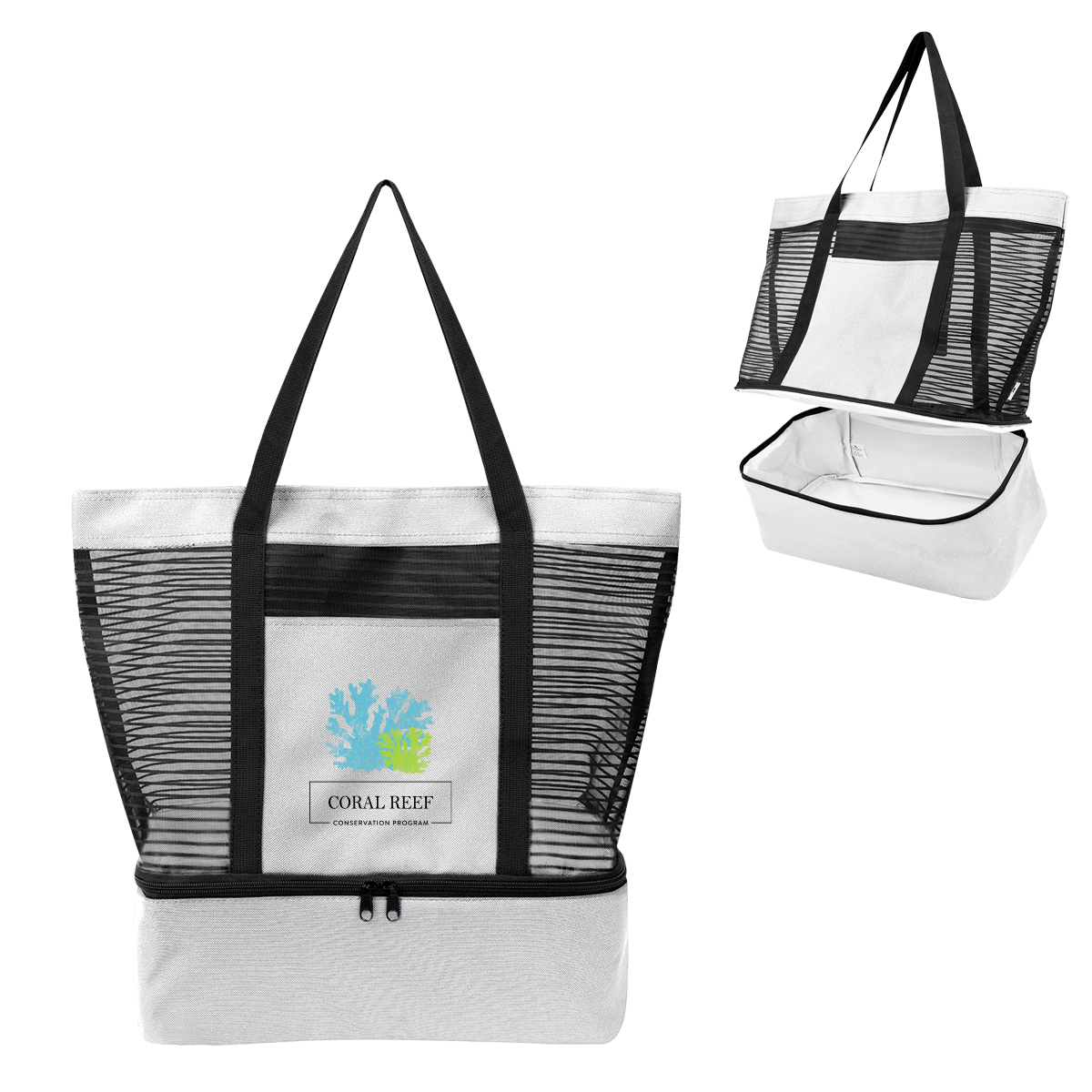 Marley rPET Mesh Tote Bag With Cooler