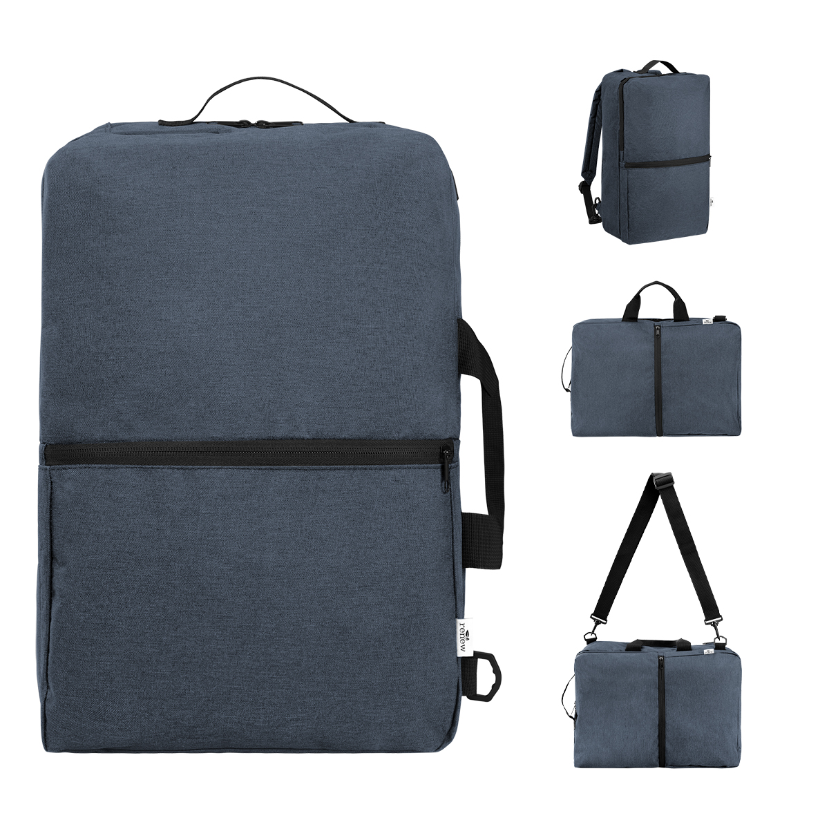 Sophie 3-In-1 Convertible rPET Computer Backpack - BLACK