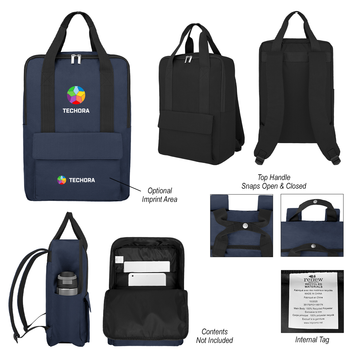 Rainer rPET Laptop Backpack