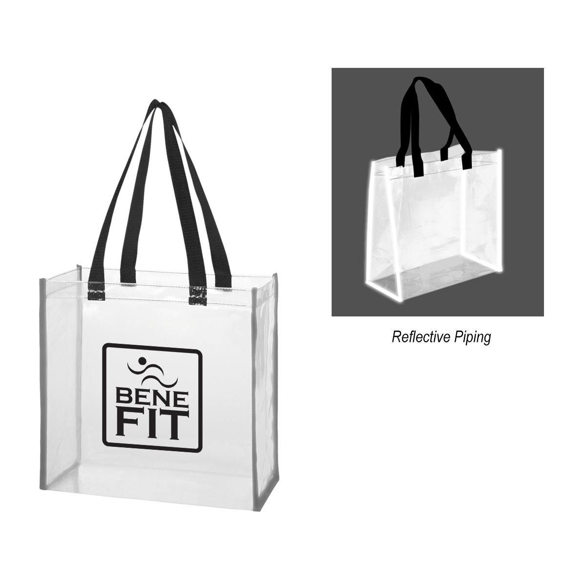 Clear Reflective Tote Bag-HIT