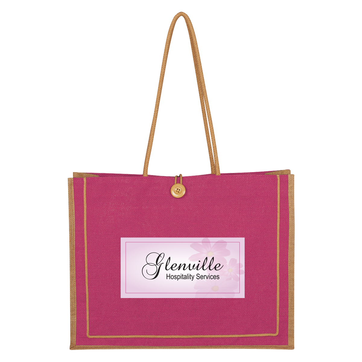 Paradise Jute Tote Bag