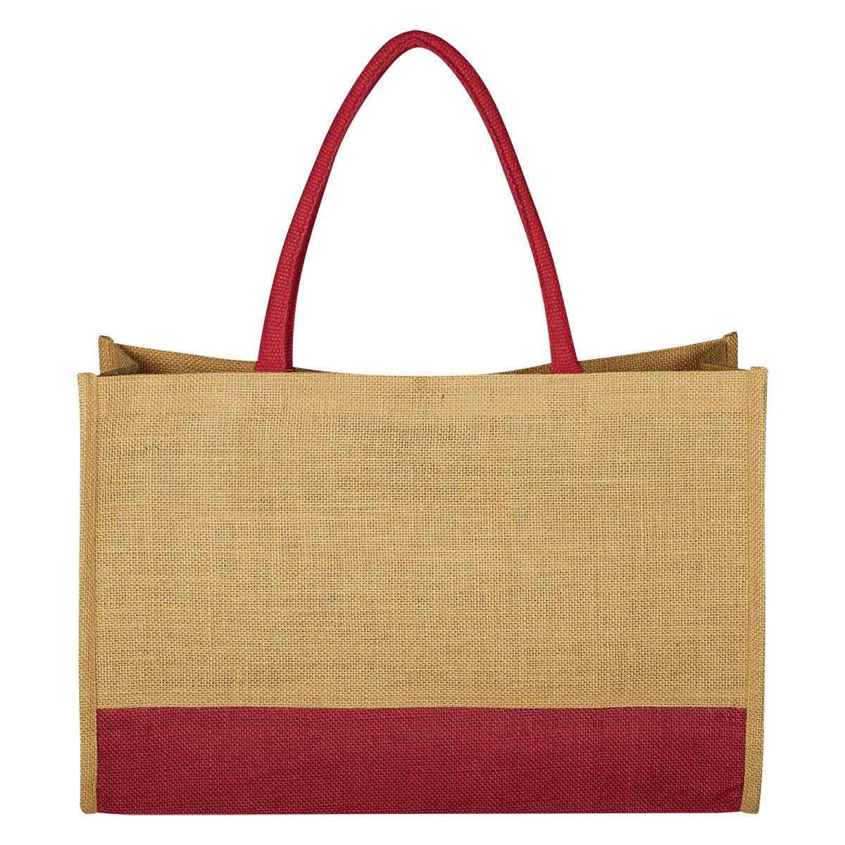 Jute Box Tote Bag