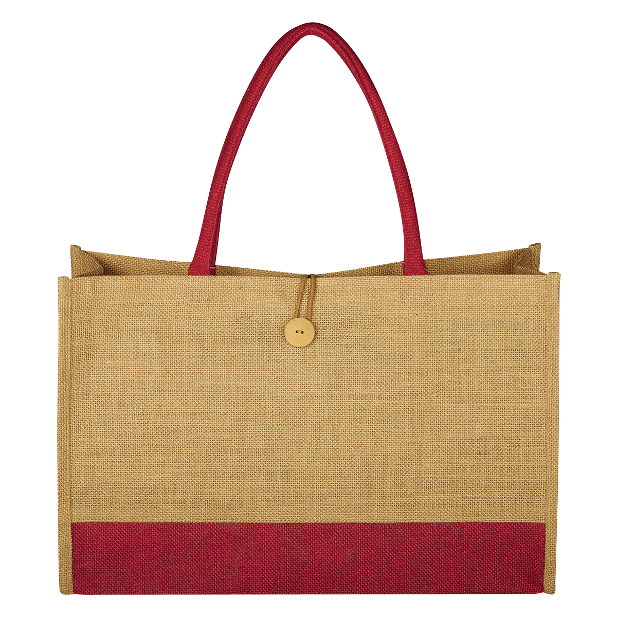 Jute Box Tote Bag-HIT