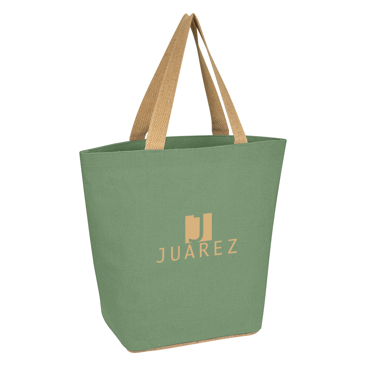 Marketplace Jute Tote Bag
