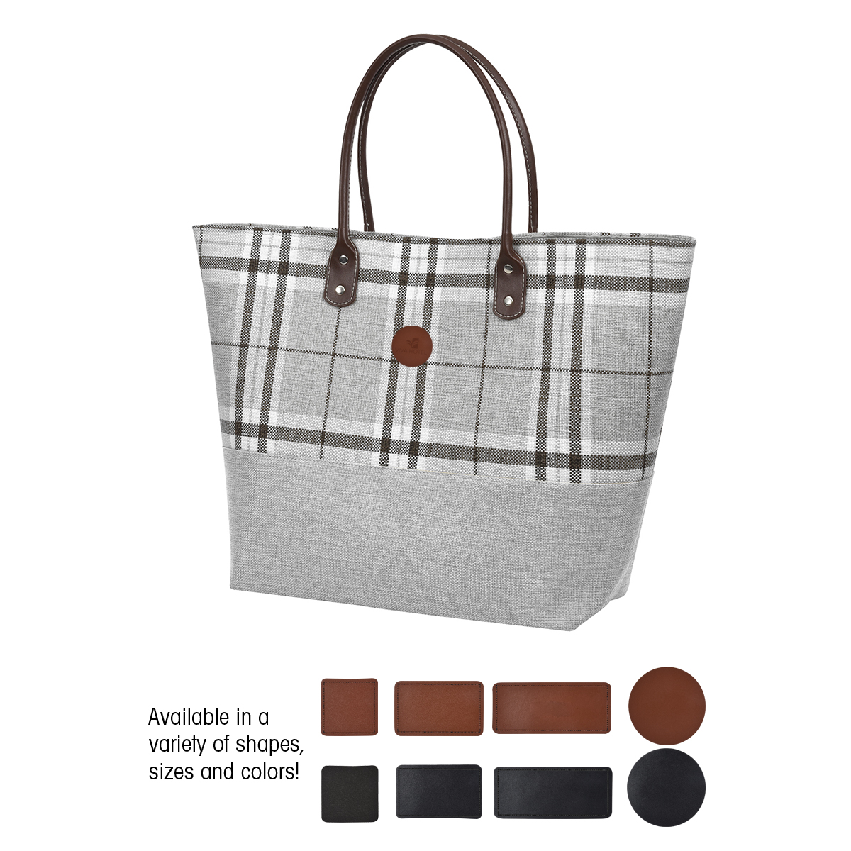 Tartan Jute Tote Bag-HIT