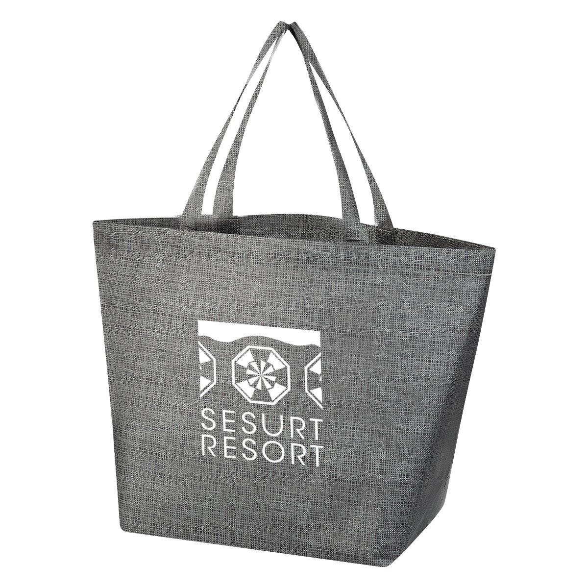 Crosshatch Non-Woven Tote Bag