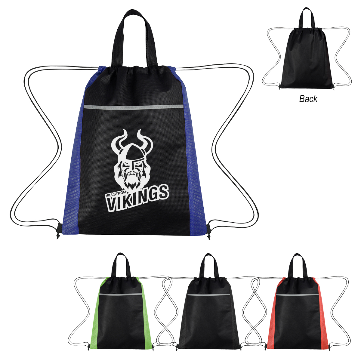 Honeycomb Non-Woven Drawstring Bag-HIT