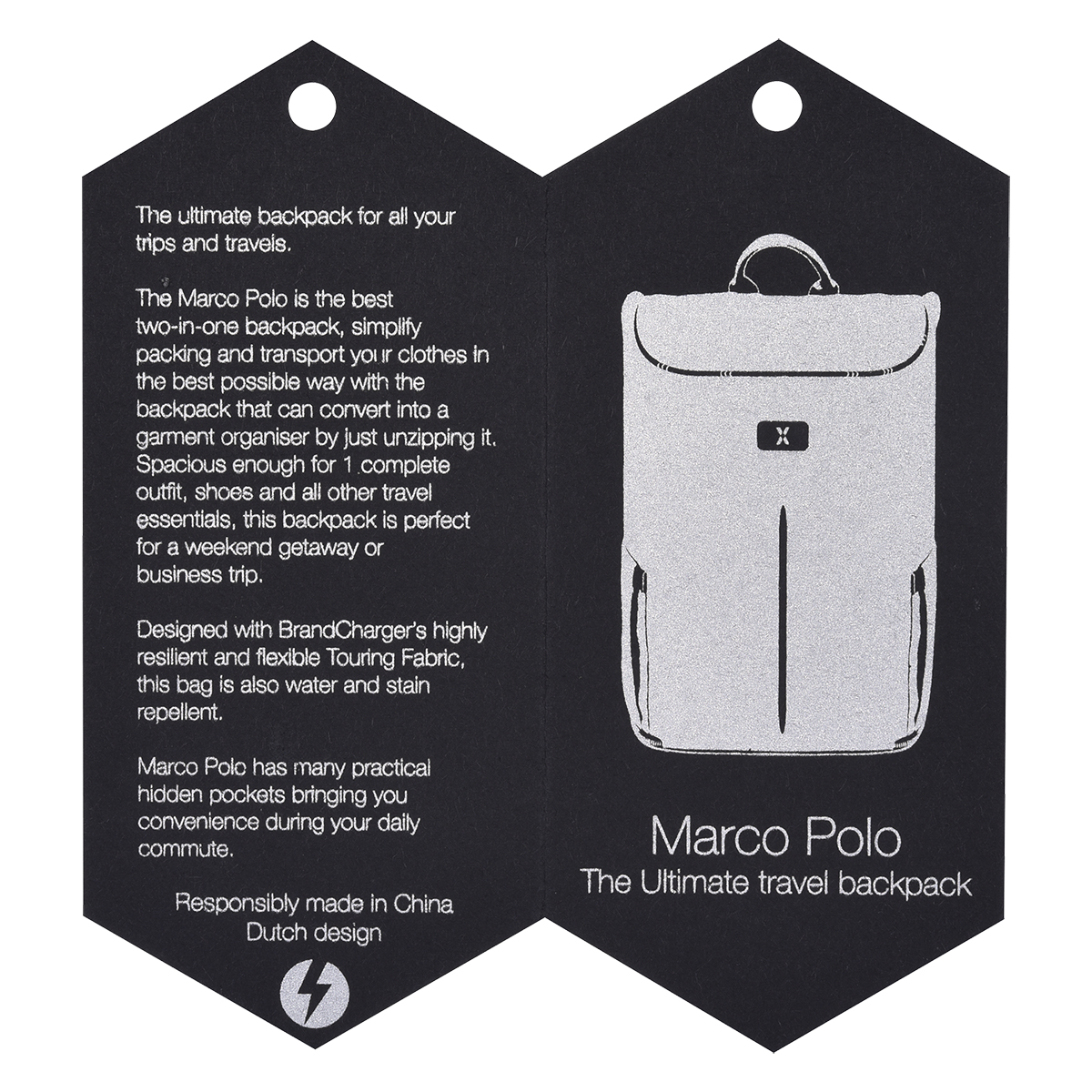 BrandCharger Marco Polo Ultimate Travel Backpack