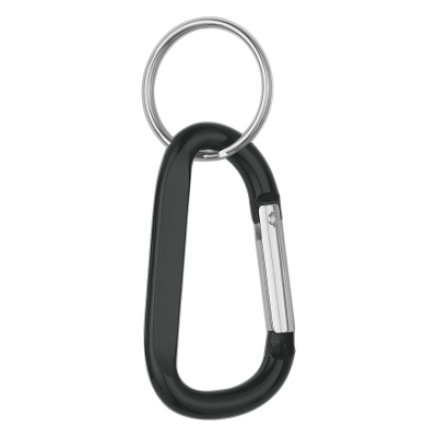 #2081 - 6mm Carabiner With Split Ring - Hit Promotional Products