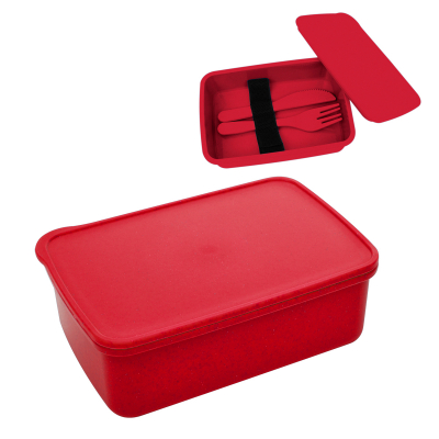 #22418 Harvest Lunch Set With Full Color Lid - Hit Promotional Products