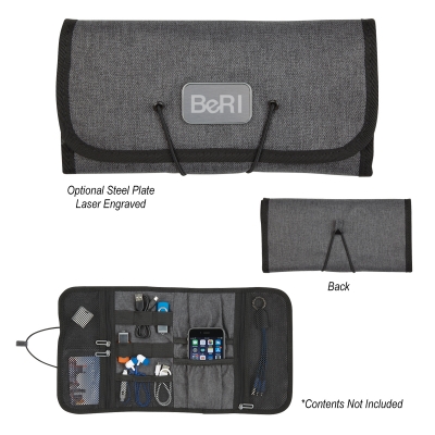 AeroLOFT™ Jet Black Tech Organizer Mesh Pouch