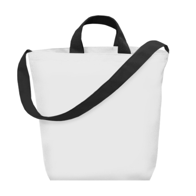 Sublime Series rPET Satchel Tote Bag - White/Black