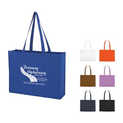 #3033 Non-Woven Shopper Tote Bag With Hook And Loop Closure - Hit ...