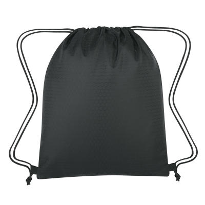 #3069 Honeycomb Ripstop Drawstring Bag - Hit Promotional Products