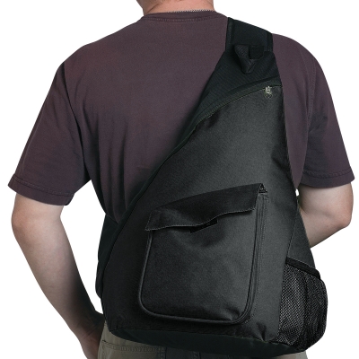 Large Front Pocket With Hook And Loop Closure