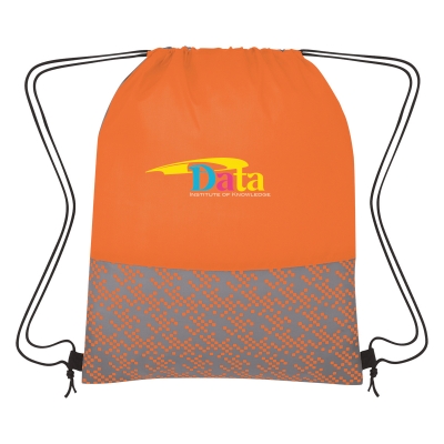 #3196 Bitmap Drawstring Backpack - Hit Promotional Products