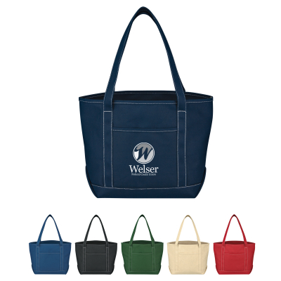 #3250 Medium Cotton Canvas Yacht Tote Bag - Hit Promotional Products