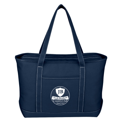 #3255 Large Cotton Canvas Yacht Tote Bag - Hit Promotional Products