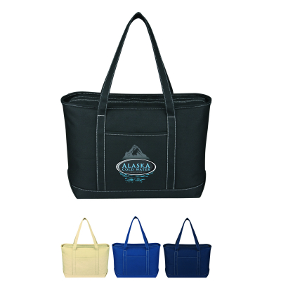 #3255 Large Cotton Canvas Yacht Tote Bag - Hit Promotional Products