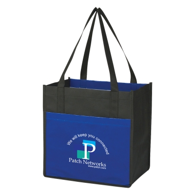 #3338 Lami-Combo Non-Woven Shopper Tote Bag - Hit Promotional Products