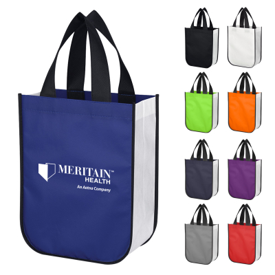 3363 Lola Laminated Non Woven Shopper Tote Bag Hit Promotional Products