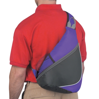 35003-BTS - Back To School Puffy Sling Backpack - Hit Promotional Products