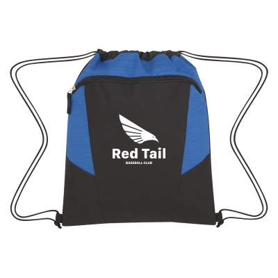 #3469 Tahoe Heathered Drawstring Backpack - Hit Promotional Products