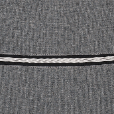 Trendy Silver Accent Zipper