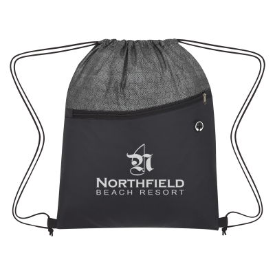 #3813 Cubic Drawstring Bag - Hit Promotional Products