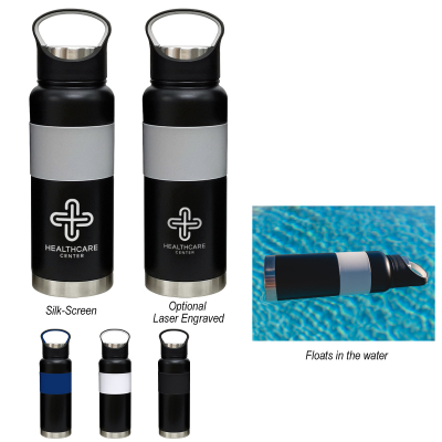 Reef Stainless Steel Laser Etched 18oz Water Bottle
