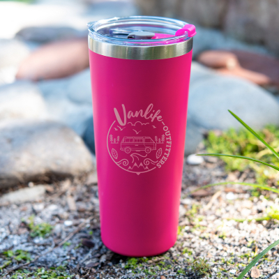 24 OZ TUMBLER WITH AU LOGO - GAUB1565