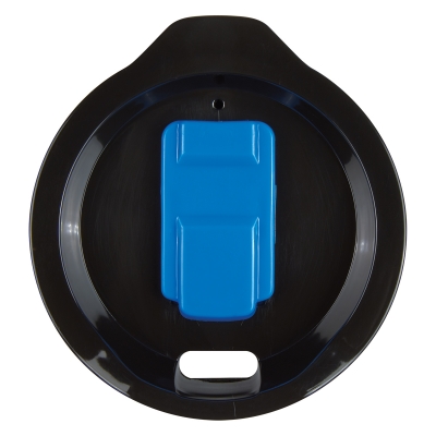 Snap-On, Spill-Resistant Thumb-Slide Lid
