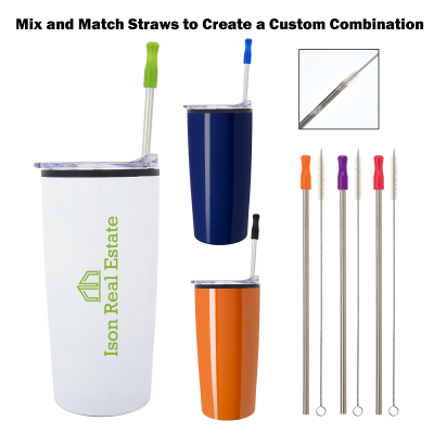 Optional Stainless Steel Straw With Cleaning Brush