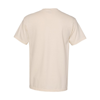 Image 1: T-shirt with short sleeves in pale yellow color