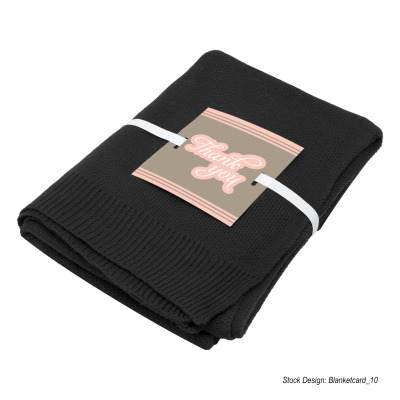 Optional White Ribbon With Full Color Custom Card