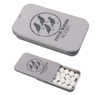 #SLT06 Signature Peppermints In Slider Tin - Hit Promotional Products