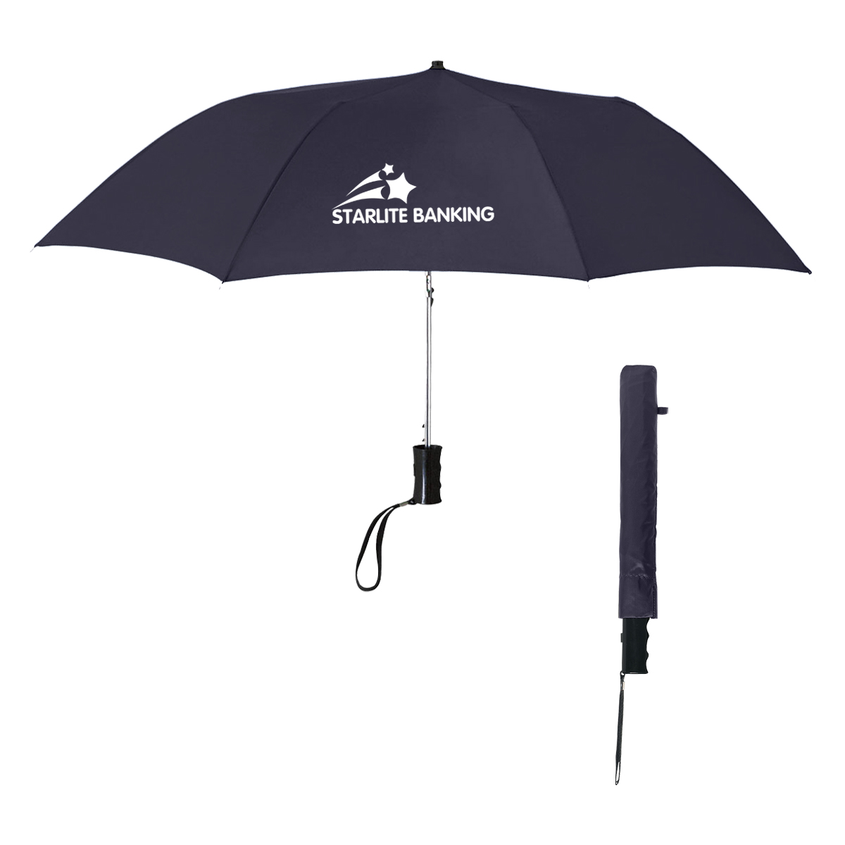 36&#34; Arc Telescopic Folding Automatic Umbrella-HIT