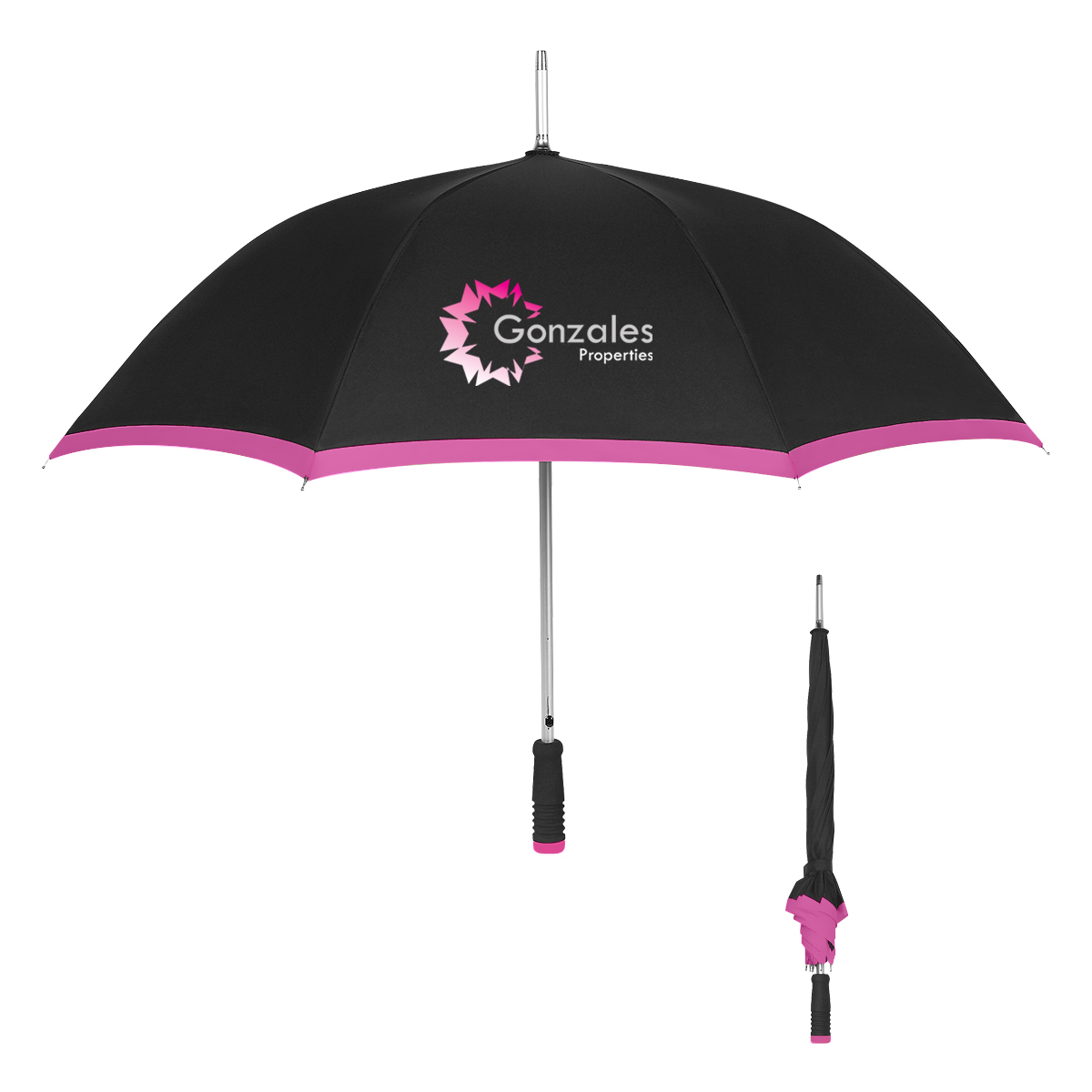 46&#34; Arc Edge Two&#45;Tone Umbrella-HIT