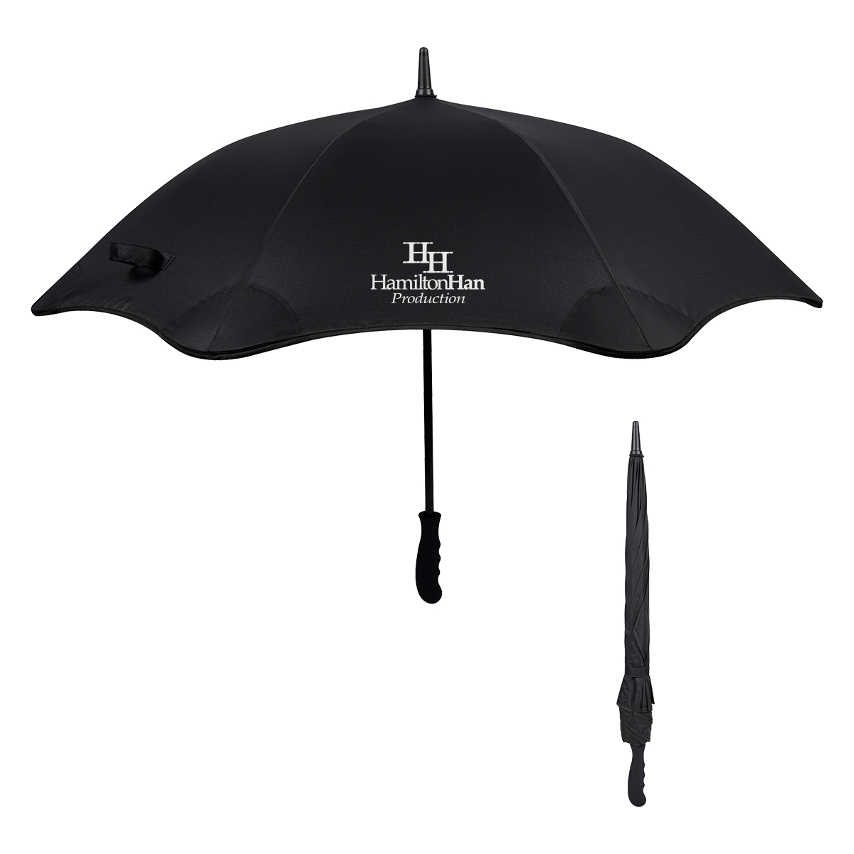 46&#34; ARC SCALLOPED EDGE UMBRELLA-HIT