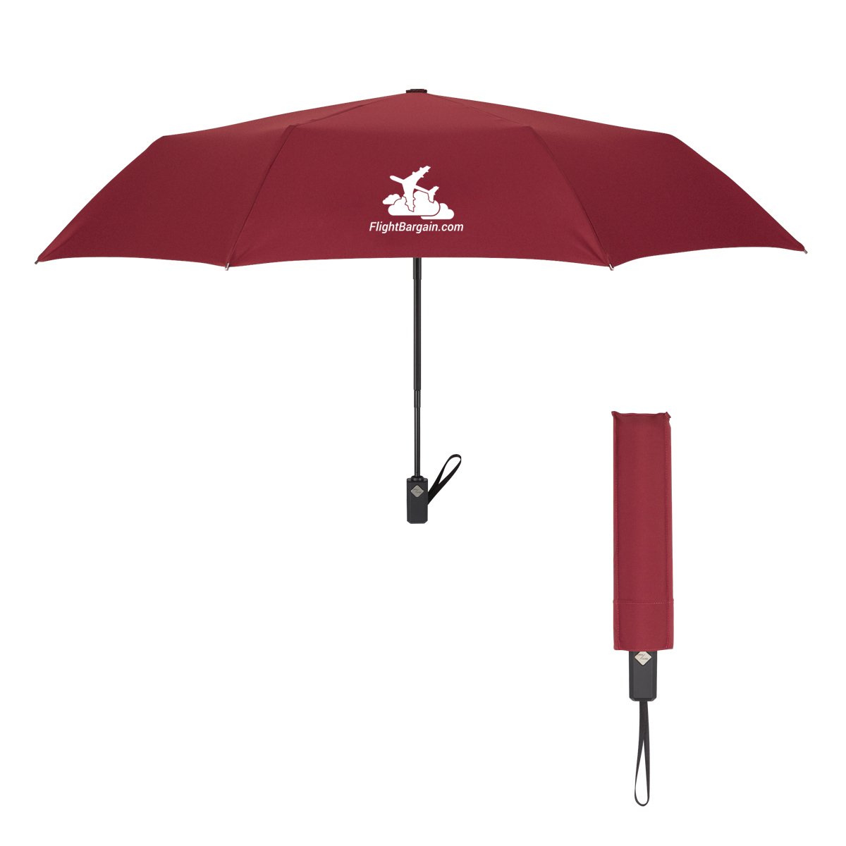 44&#34; ARC STERLING AUTOMATIC TELESCOPIC UMBRELLA-HIT