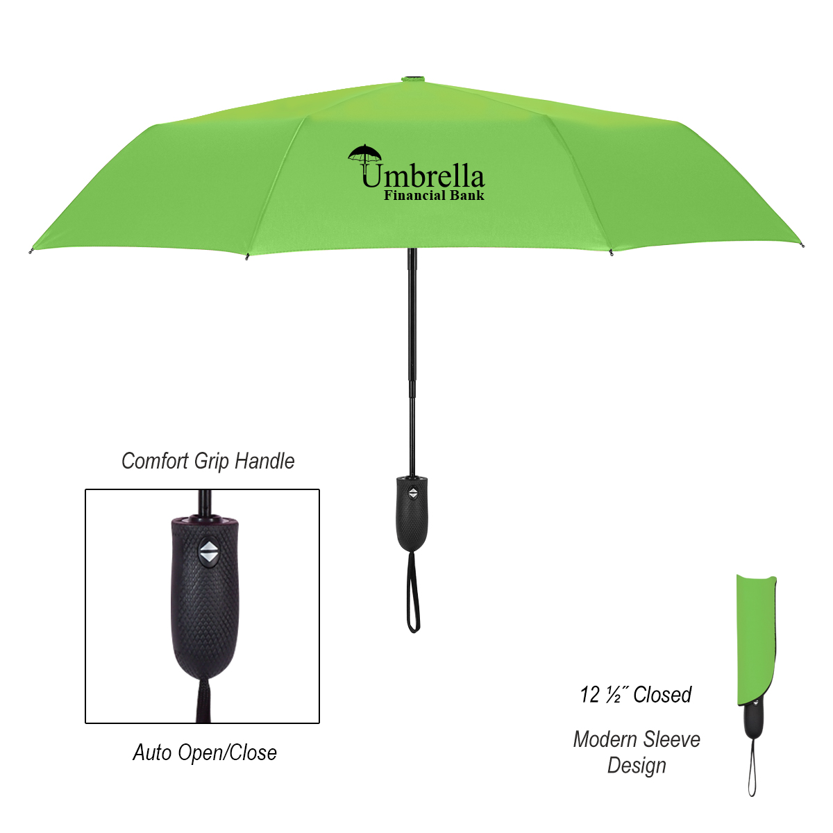 42&#34; Arc Telescopic Wave Umbrella-HIT