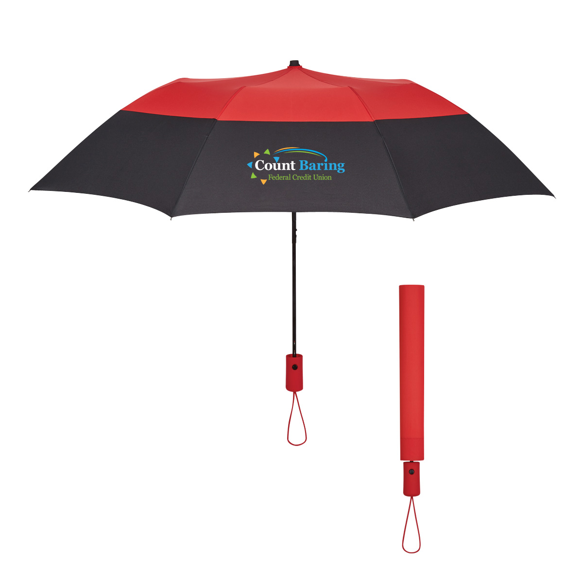 46&#34; Arc Color Top Folding Umbrella-HIT
